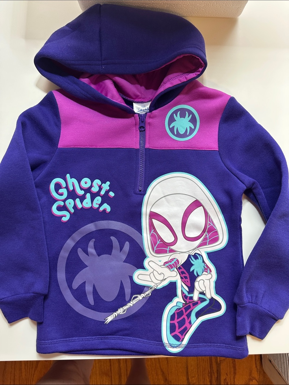 Ghost Spider hoodie sweatshirt 5T